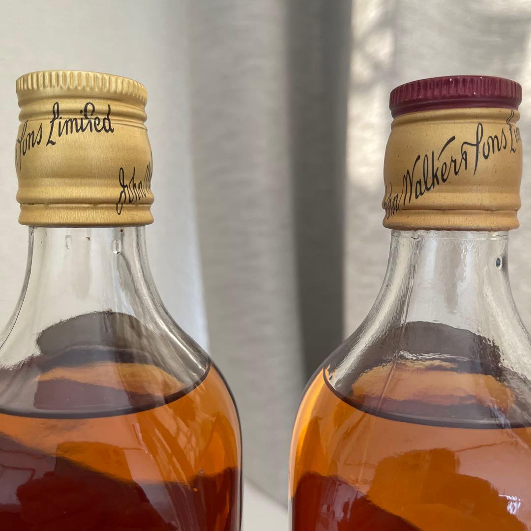 Johnnie Walker ブラック レッド 70年代 箱付 白紋章 特級