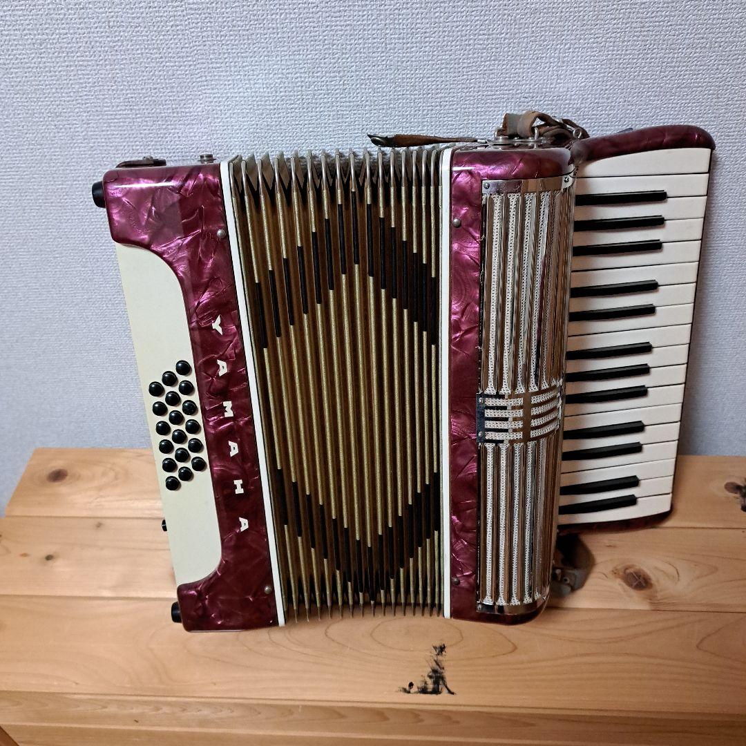 希少レア】Yamaha アコーディオン 30鍵 ピンク