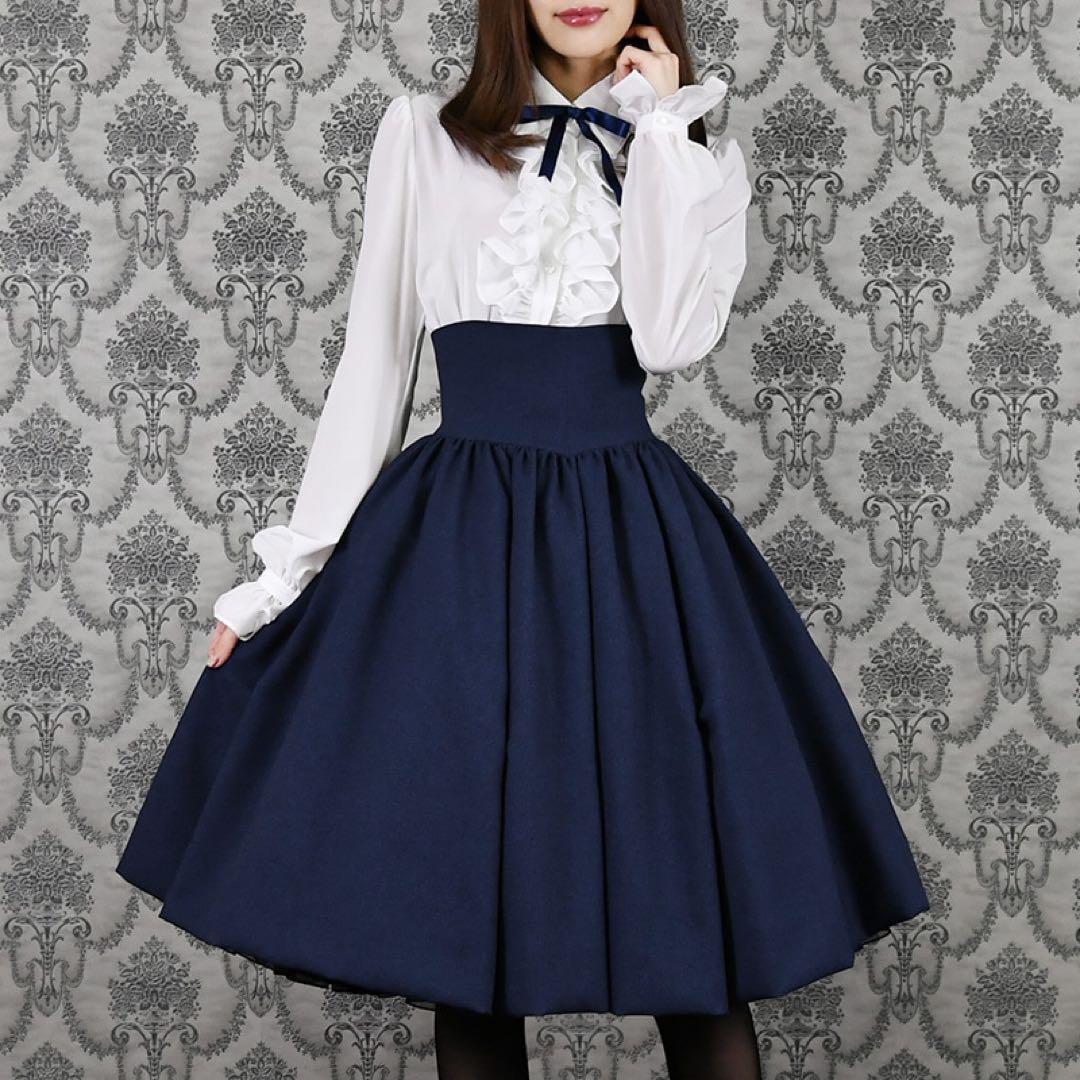 NO.S PROJECT 二次元と運命が交差するスカート　ネイビー　Mサイズ