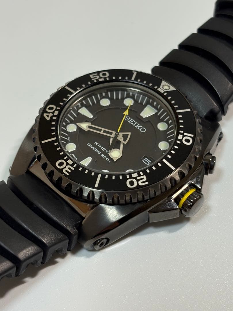【極美品】SEIKO セイコーキネティックSKA427P1 ダイバー