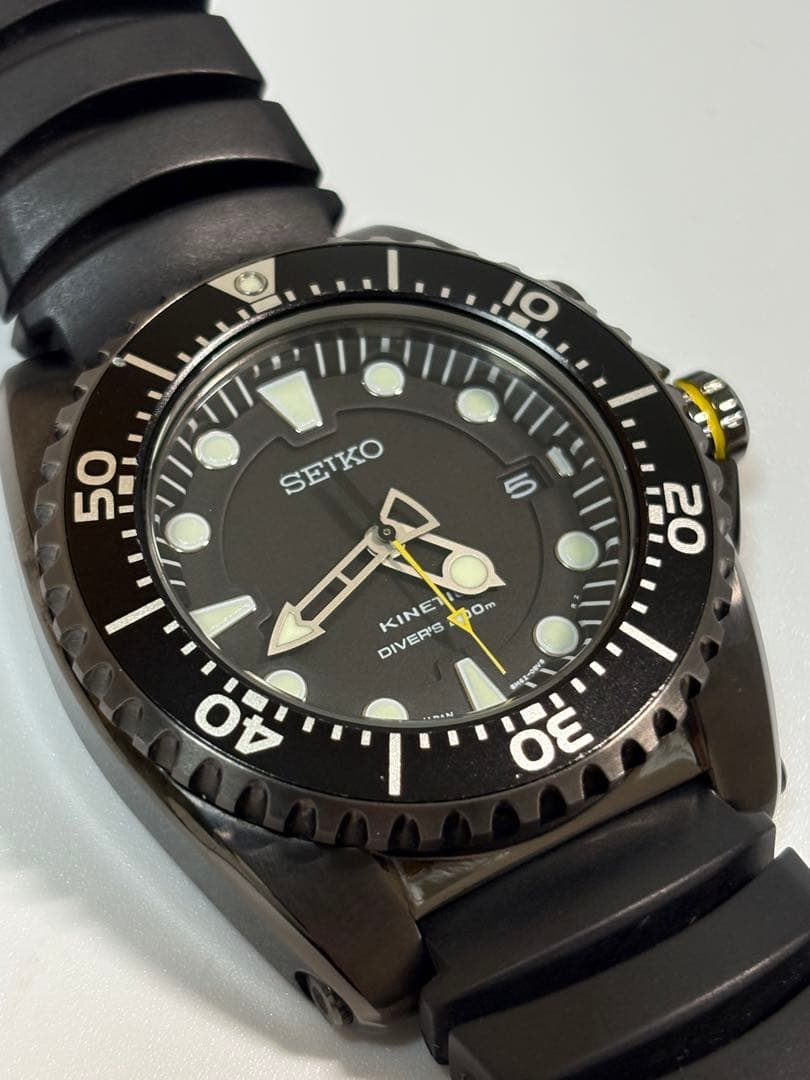 【極美品】SEIKO セイコーキネティックSKA427P1 ダイバー