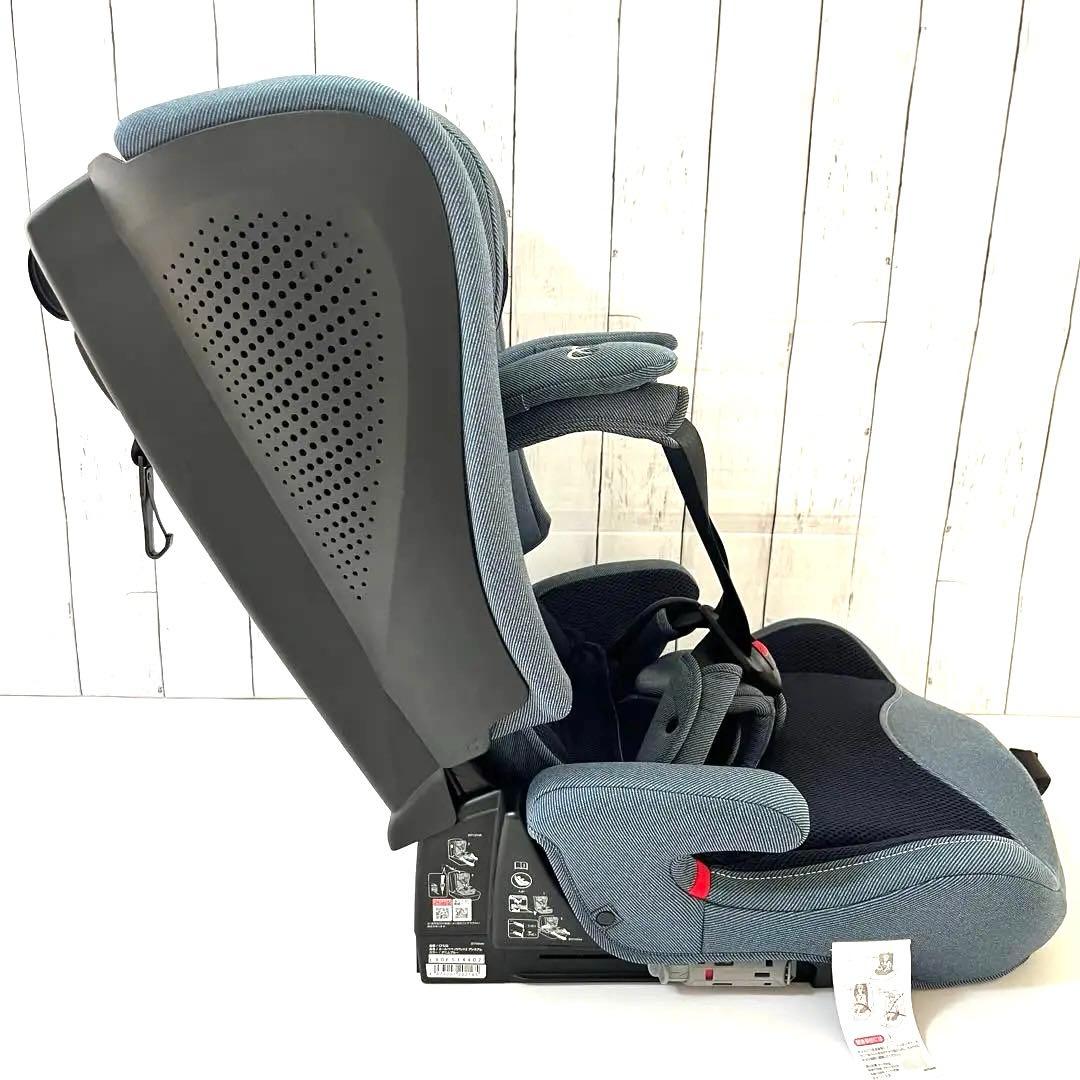 エールべべ パパット2 プレミアム ジュニアシート デニムブルー