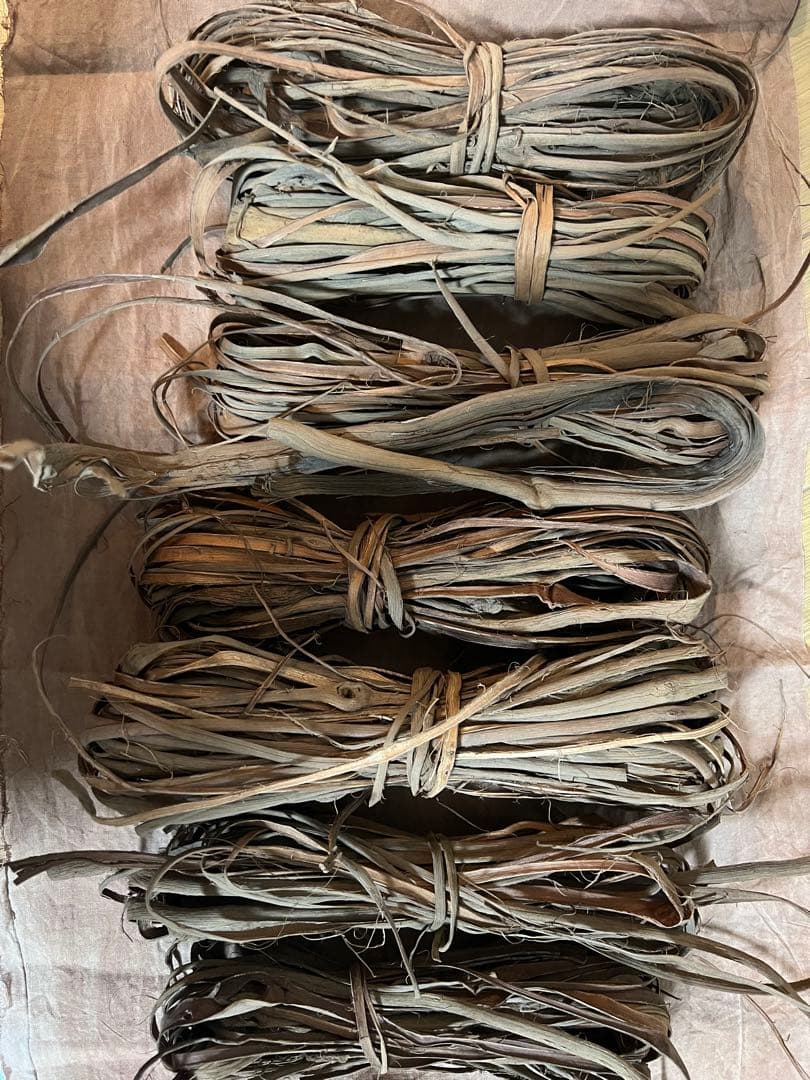 山葡萄かご編み材料　国産やまぶどう束 7本セット