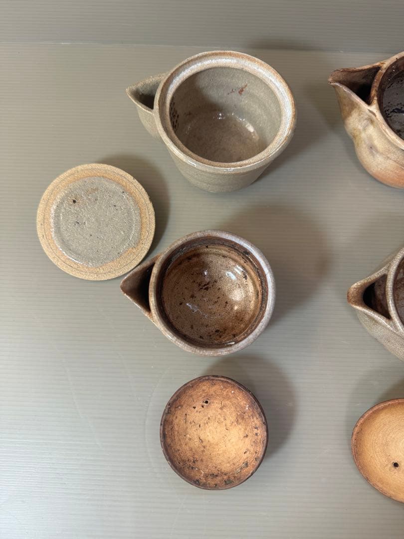 2790 萩焼 宝瓶 4客