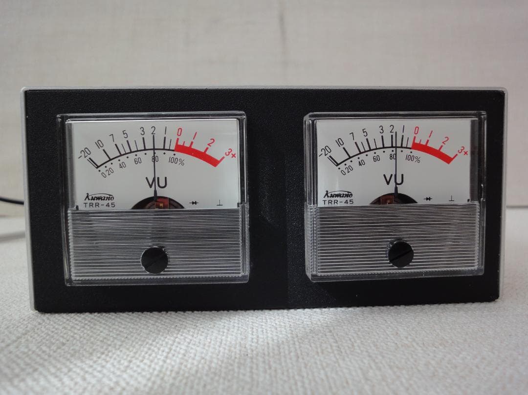 自作ステレオVUメーター186号機　桑野電機 TRR-45（新品未使用） 自作ステレオVUメーター186号機 桑野電機 TRR-45（新品未使用） - メルカリ
