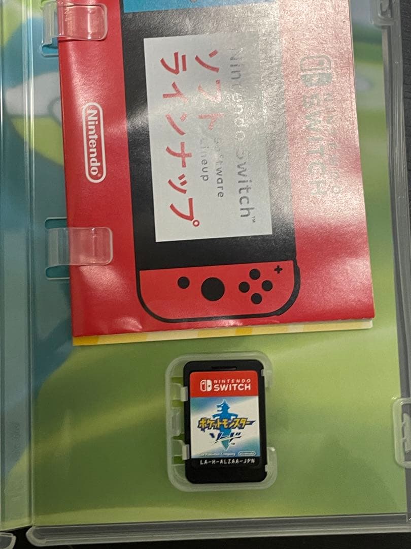 Nintendo Switch 本体 青/赤 + ポケモンソード