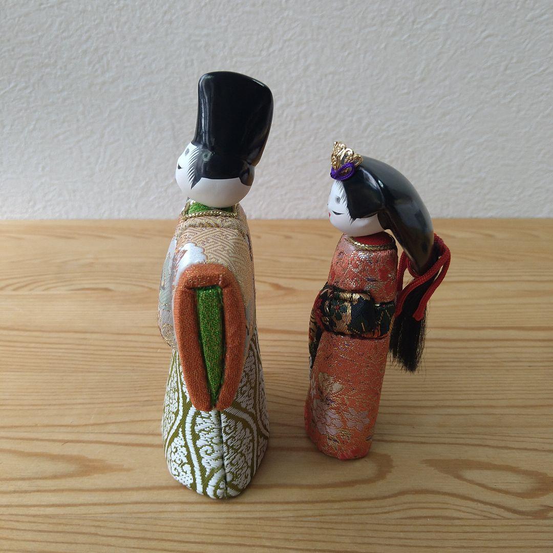 【新品未使用】お雛様 お内裏様 雛人形 ぼんぼり 木目込み人形