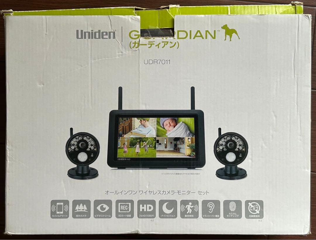 Uniden UDR7011 ワイヤレスカメラ・モニターセット