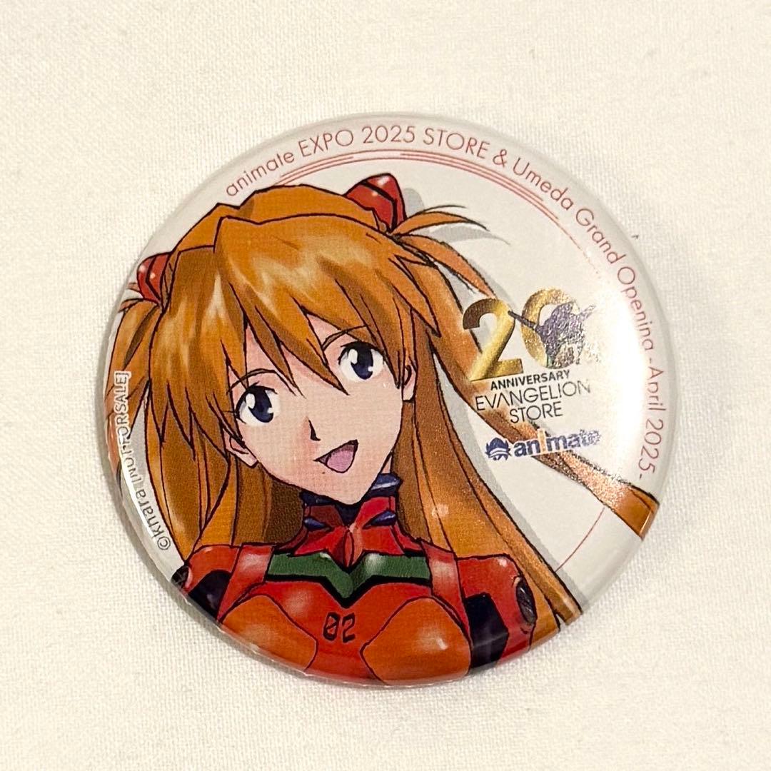 万博限定】惣流・アスカ・ラングレー 缶バッジ 新世紀エヴァンゲリオン