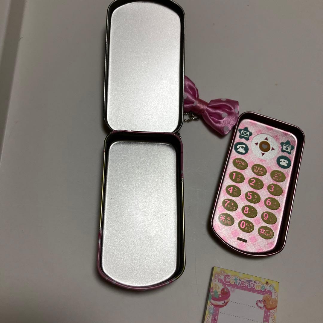 ケイタイ型メモ 携帯 ガラケー 平成レトロ メモ帳 クーリア 平成女児