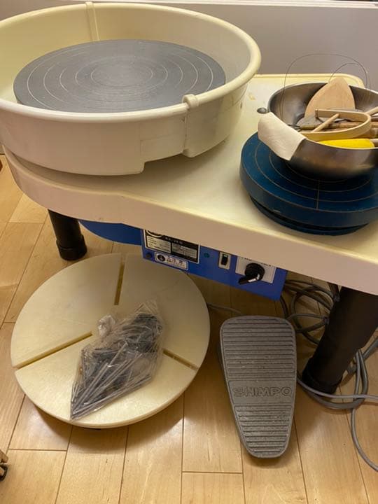 購入 電動ろくろ 電動ロクロ RK-3E ワンタッチ芯出し機 手ろくろ陶芸