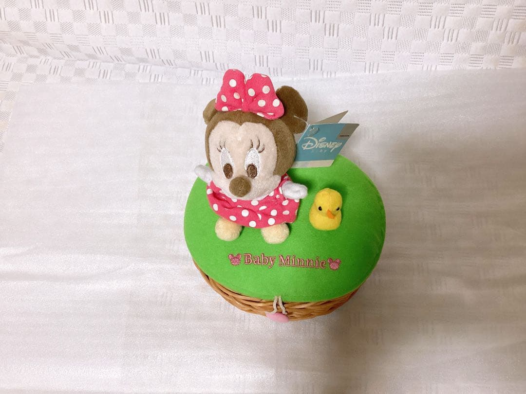 平成レトロ❤︎DiSNEY❤︎ 非売品 ミニーマウス ぬいぐるみ 小物入れ タグ付き