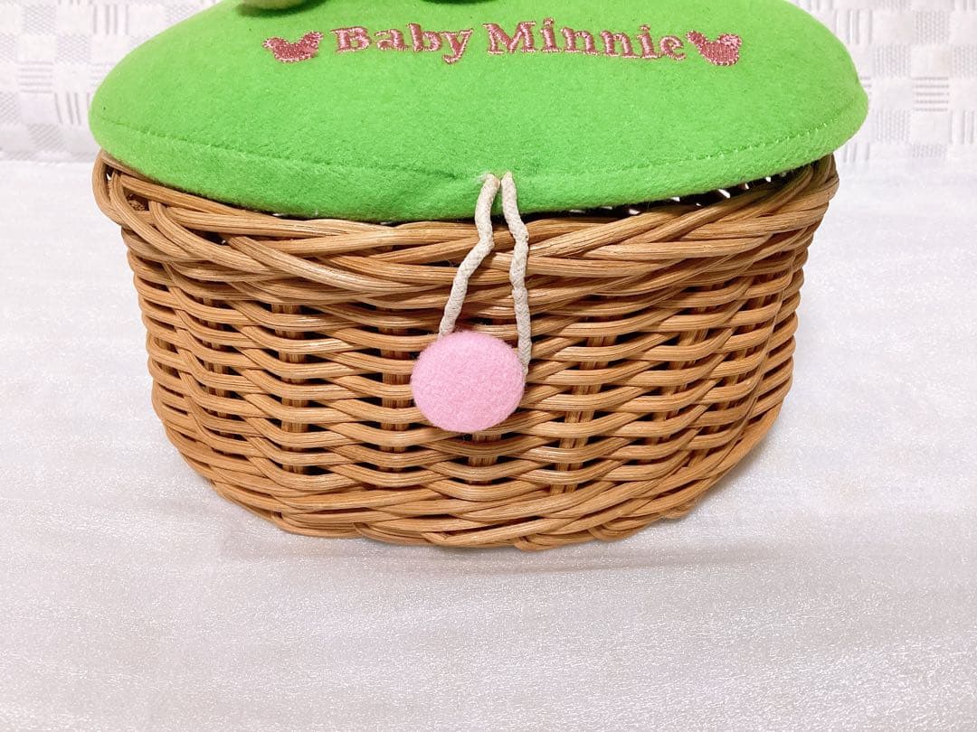 平成レトロ❤︎DiSNEY❤︎ 非売品 ミニーマウス ぬいぐるみ 小物入れ タグ付き