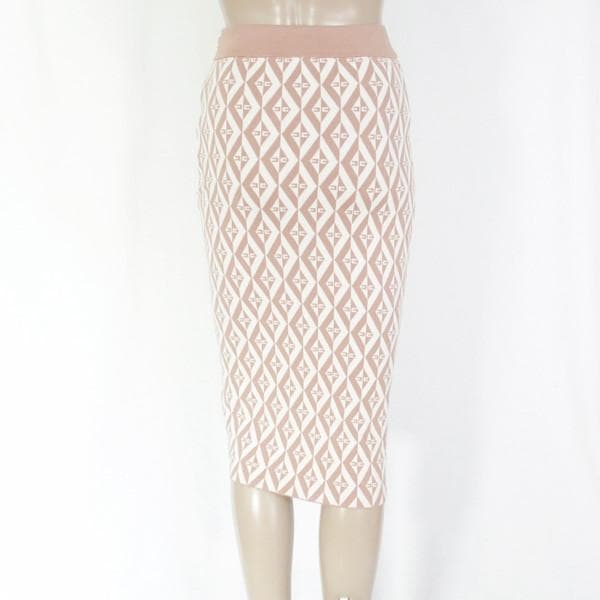 新品 エリザベッタフランキ ニットスカート38 ESK703 XSサイズ 膝下丈