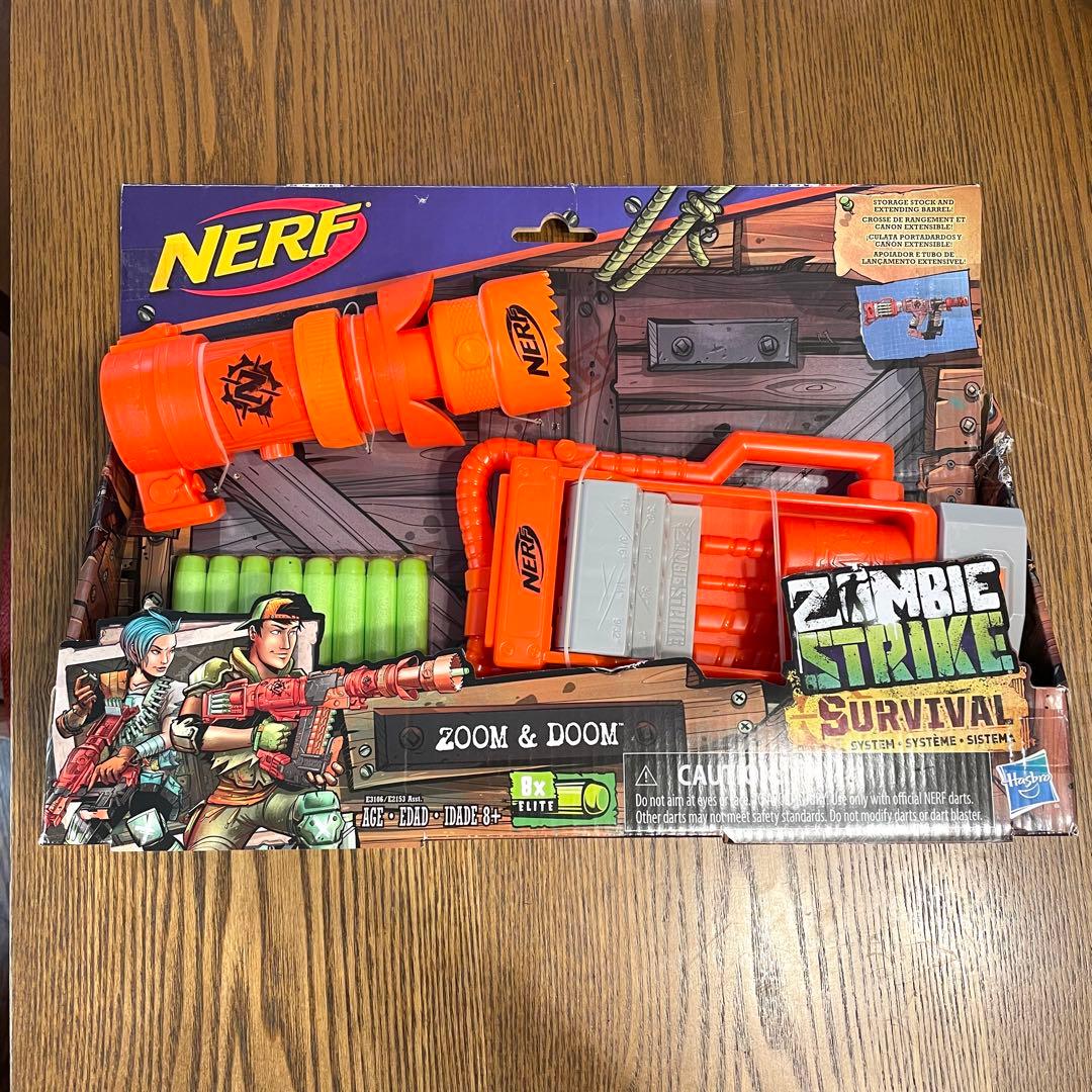 【NERF】ZOMBIE STRIKE ZOOM&DOOM・REFILLセット