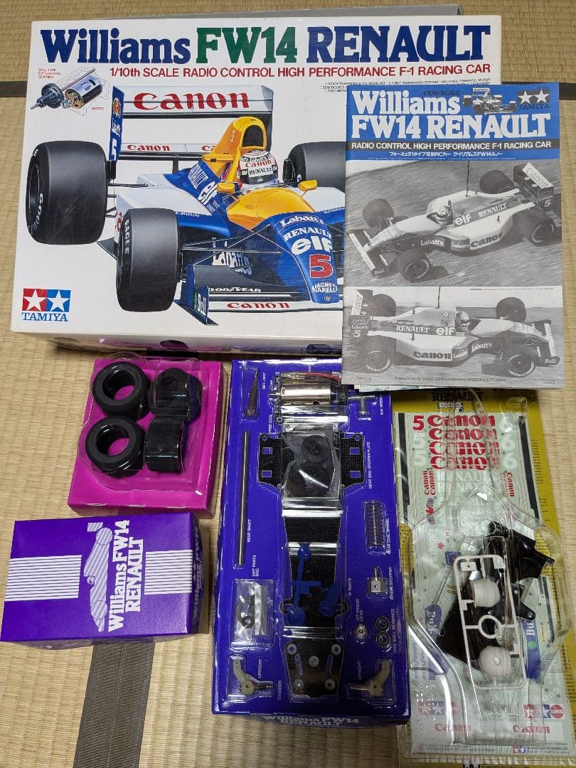 1/10 タミヤ ウイリアムズ FW14 F-1 レーシングカー 当時物 絶版 製作