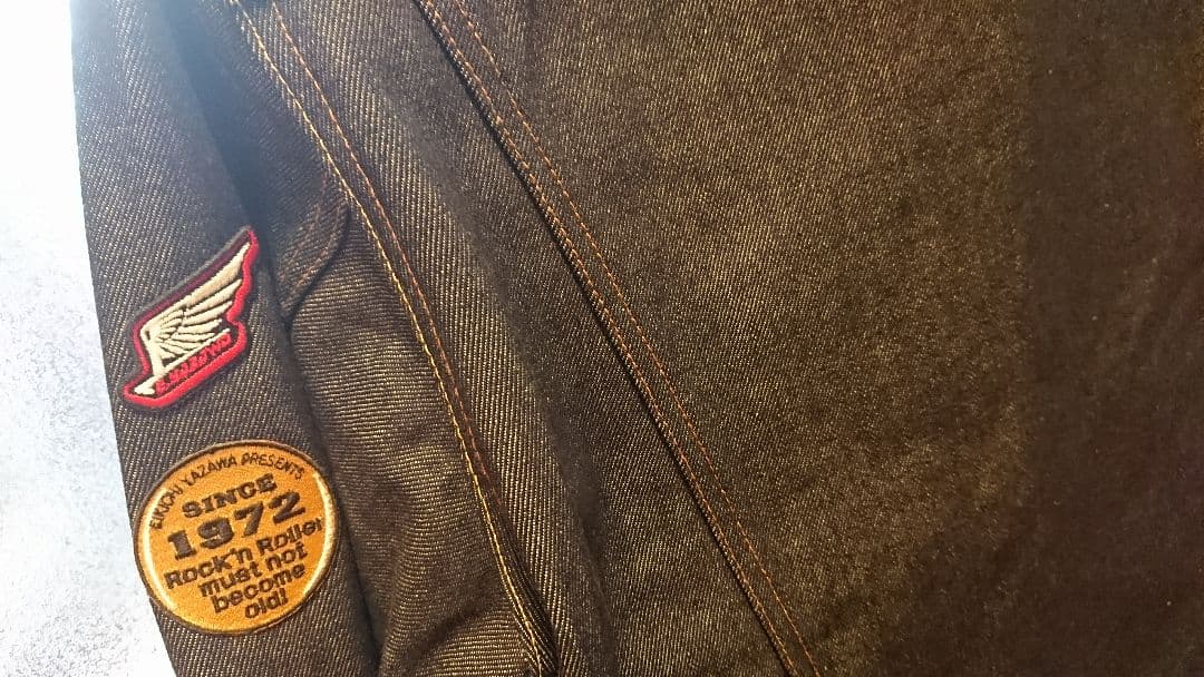 矢沢永吉 Gジャン サイズS ダイヤモンドムーン正規購入品 貴重ワッペン