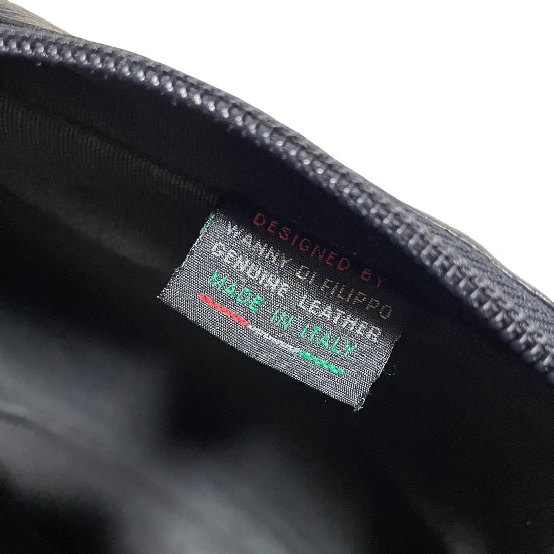 イルビゾンテ 定価7.2万 ショルダーバッグ ボディバッグ ハーフムーン レザー