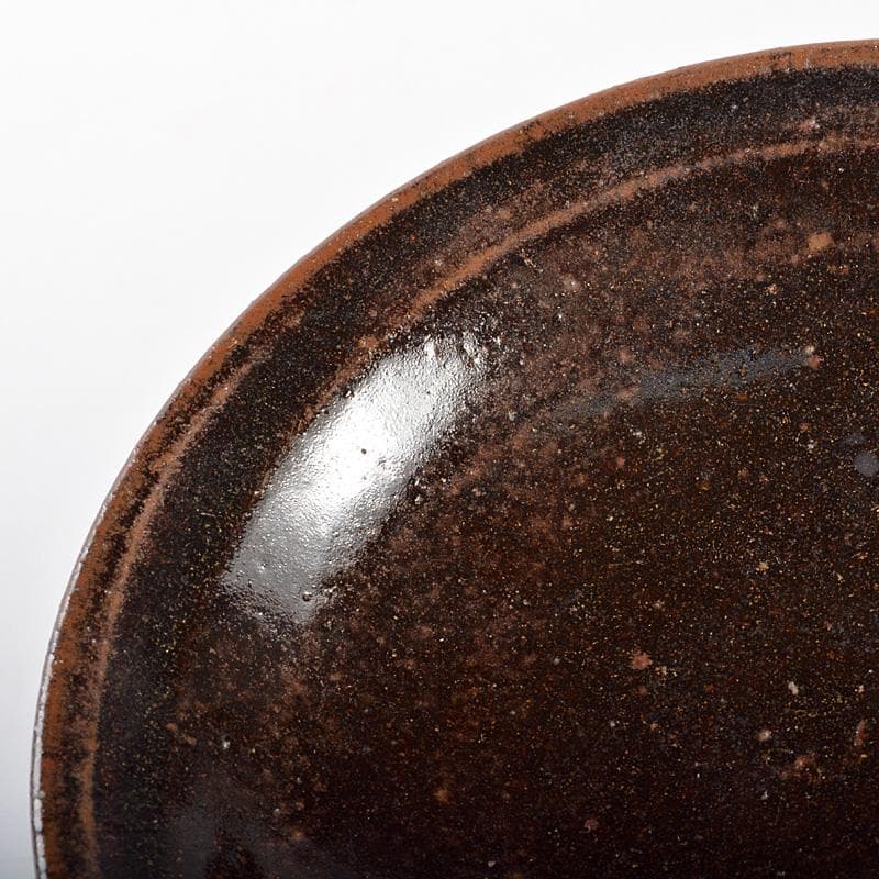 北大路魯山人作　美濃焼　黒釉　小鉢　黒田陶々庵識箱　D　R5334