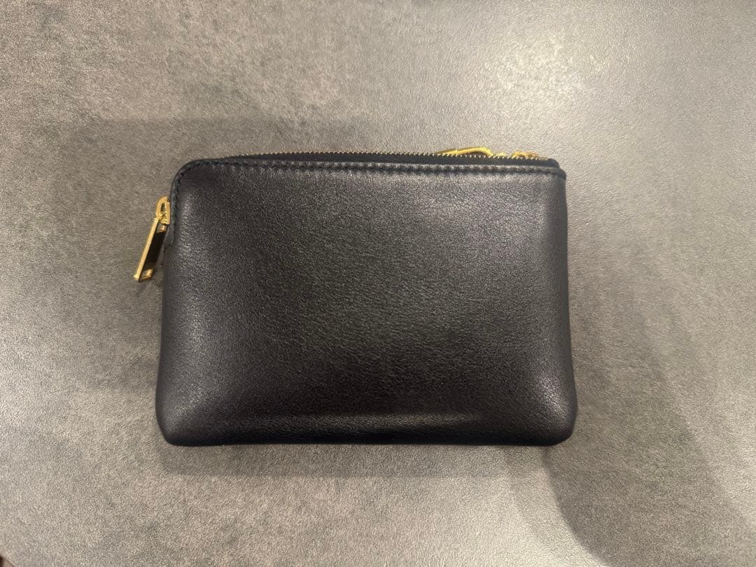 CELINE ブラック レザー ケース