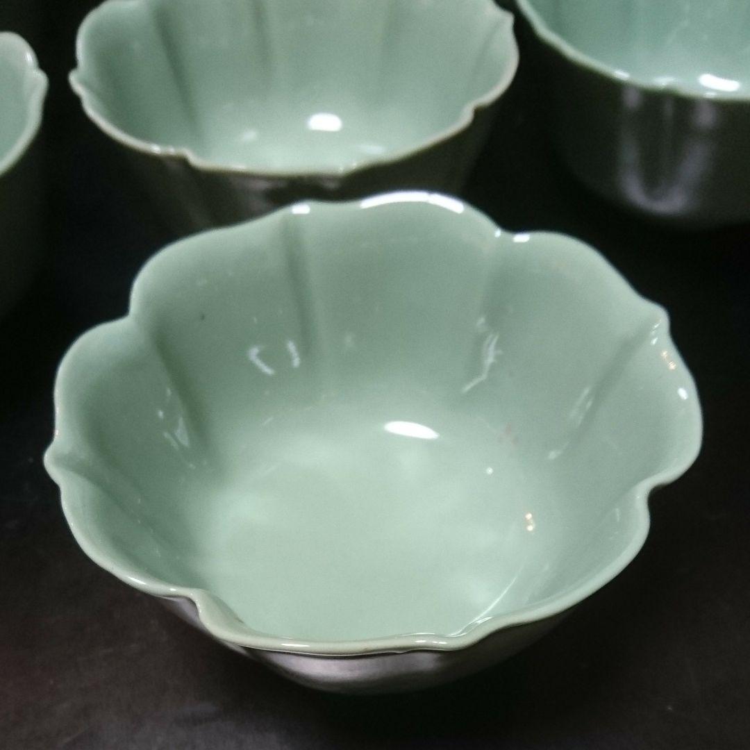 大正15年 10月 青地桔梗形 小鉢丼 赤津 陶山造