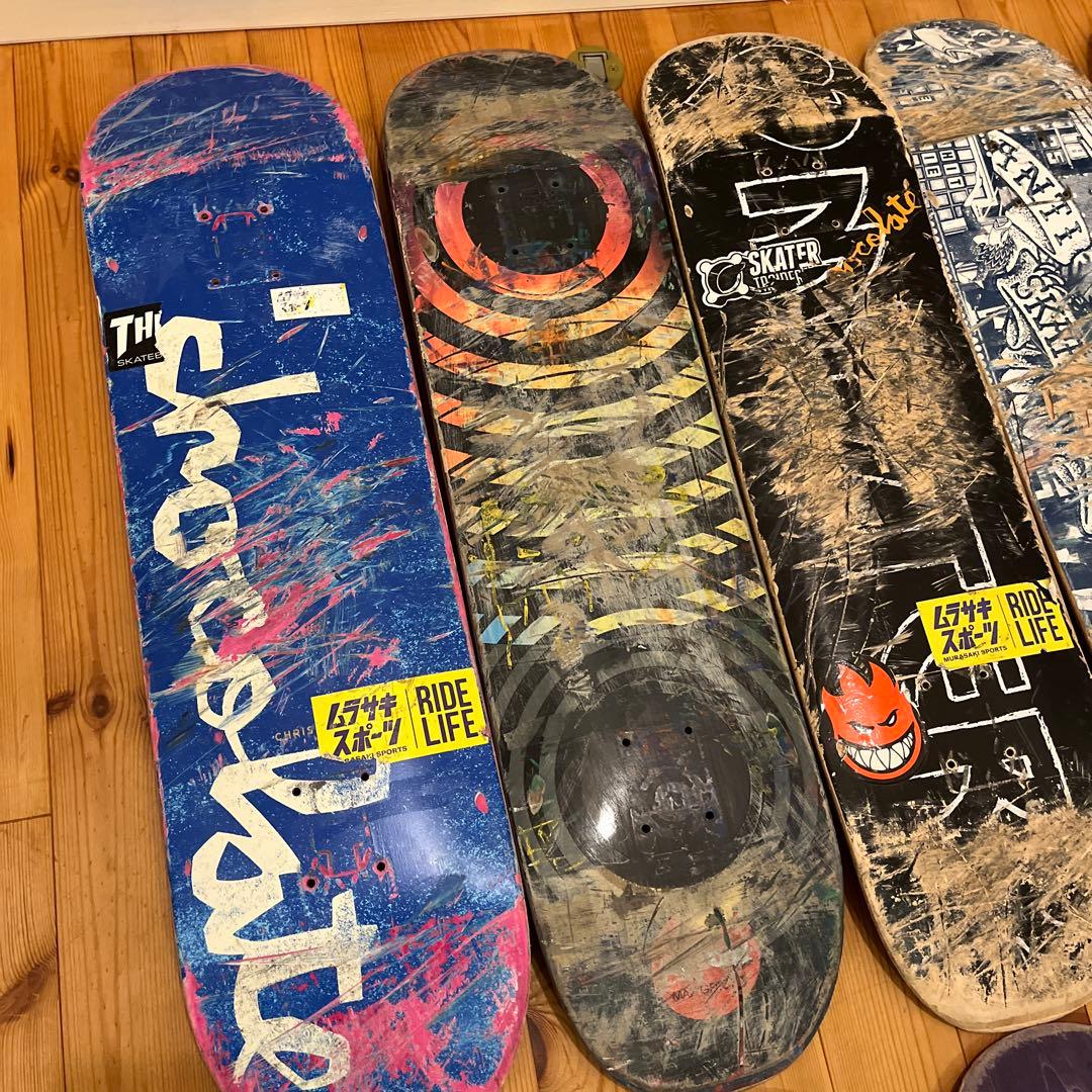 スケートボード 廃デッキ１０枚