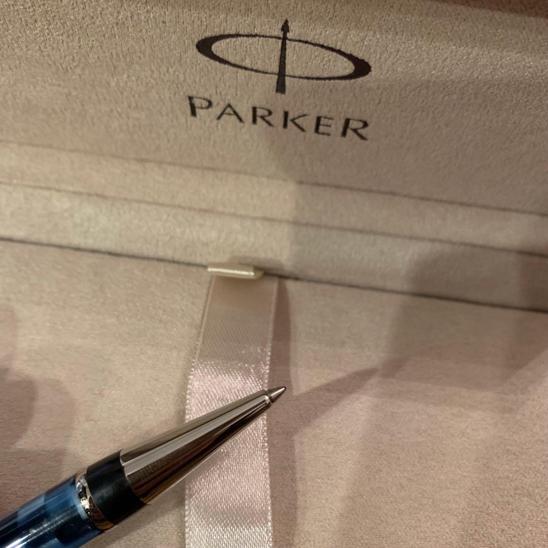 パーカー DUOFOLD デュオフォールド ブルー ボールペン