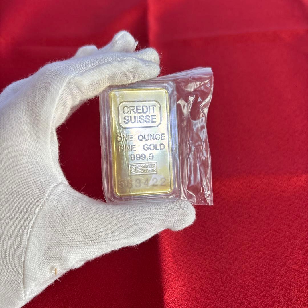 大好評✨レプリカ 最強金運仕事運 金 クレディ・スイス ゴールド イン 第4