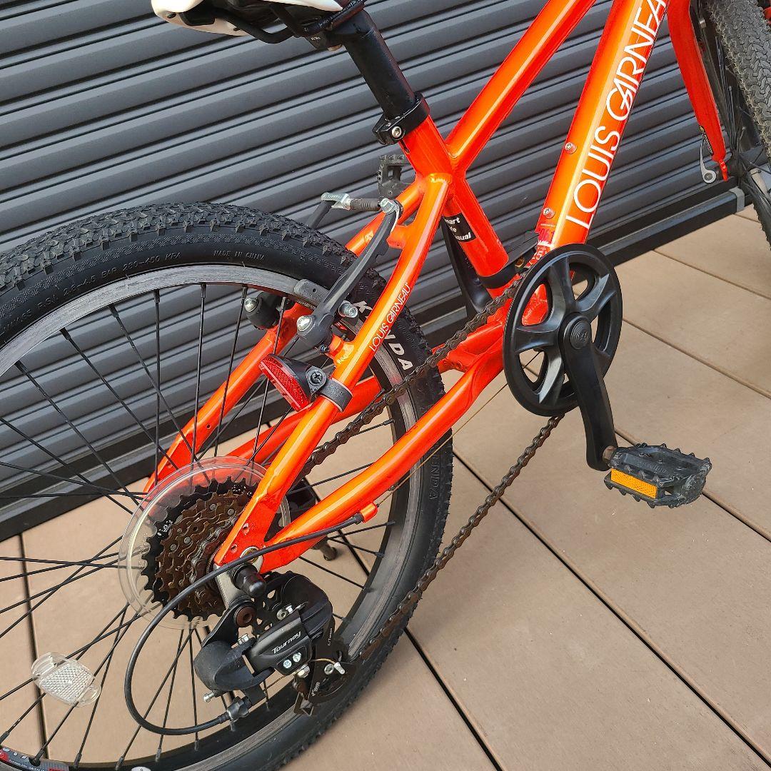 2024年購入 ルイガノの自転車 20インチ オレンジ 美品！