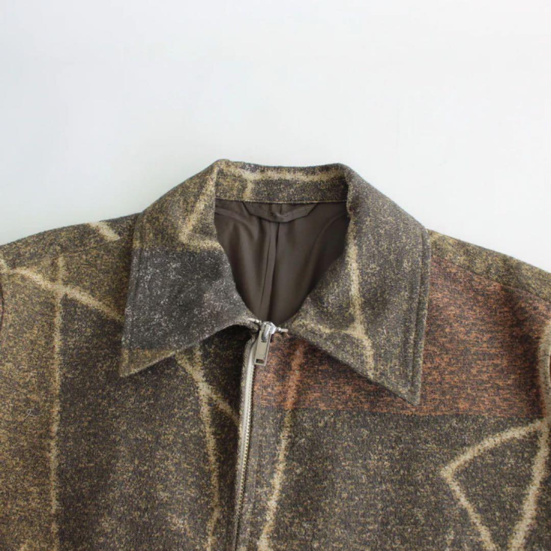 YOKE/ヨーク 23aw JACQUARD ZIP BLOUSON ブルゾン