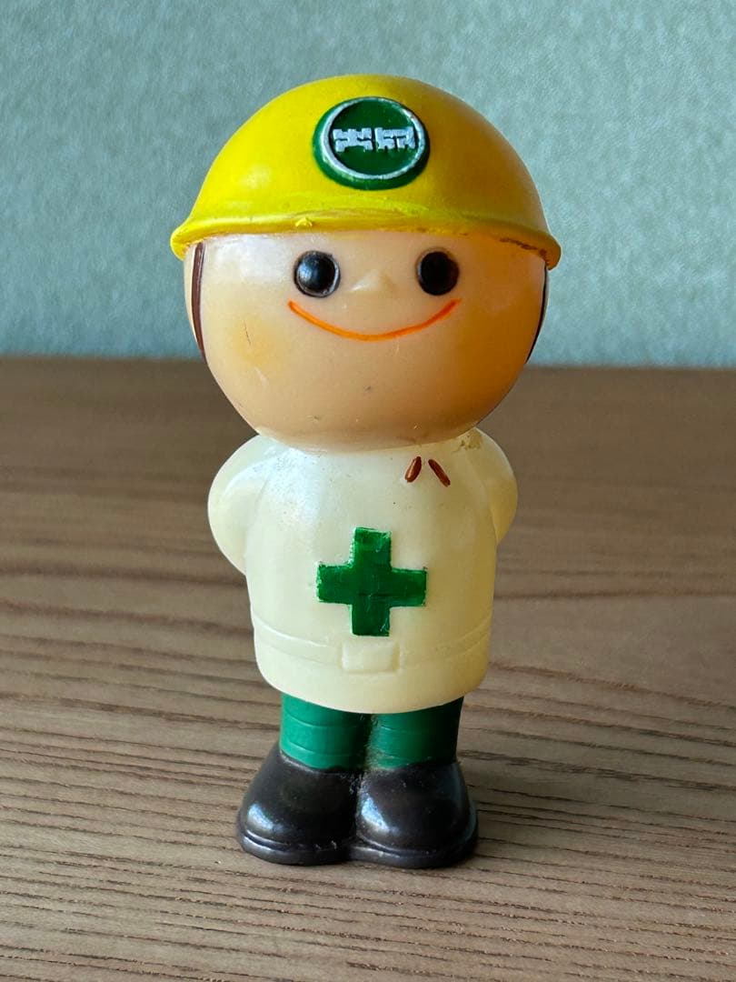 珍品 昭和57年頃 大成建設 ソフビ人形 週刊文春 コラム 立ち話 キャラクター