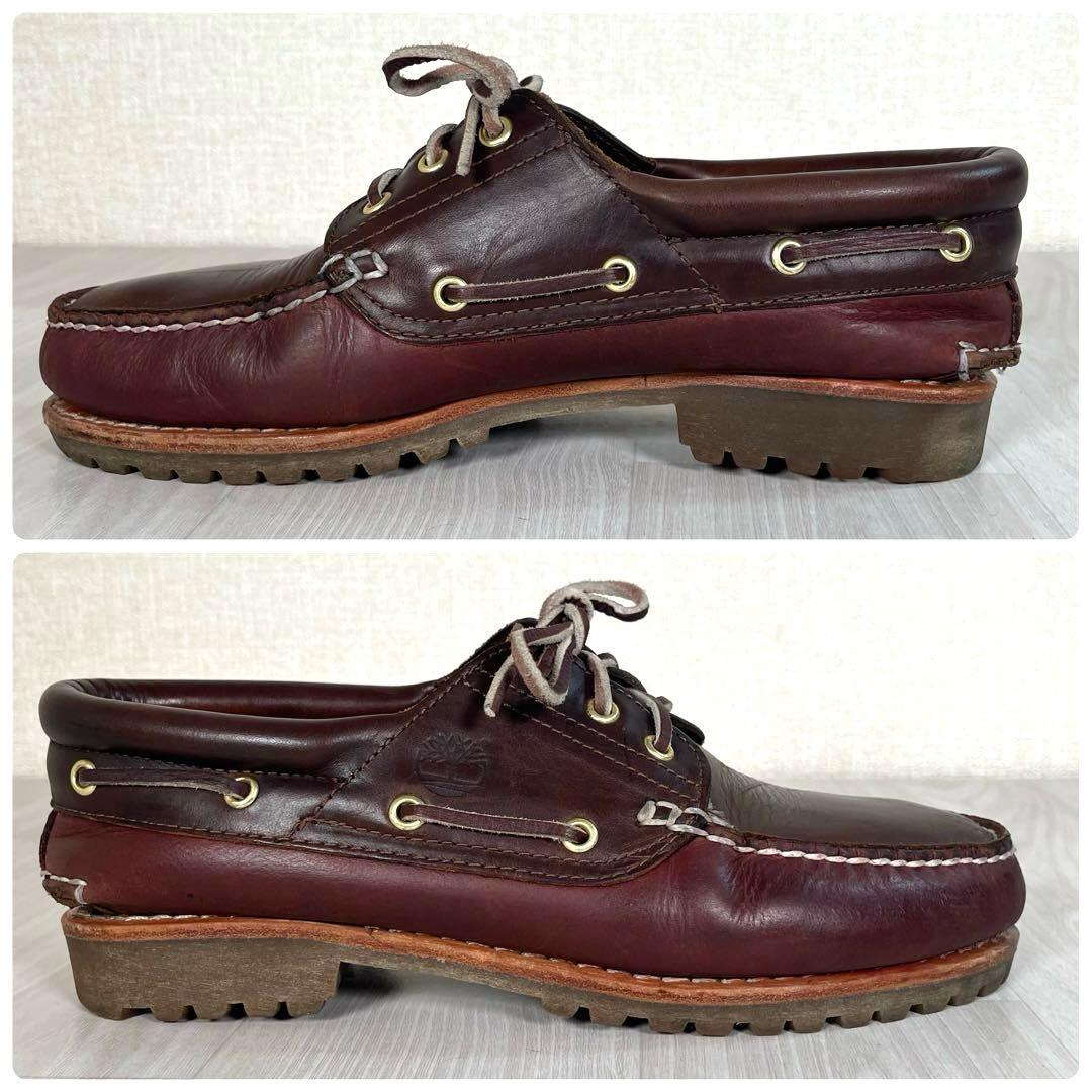 【コラボ別注】ティンバーランド×ビームス　3EYE デッキシューズ　クレイジー色