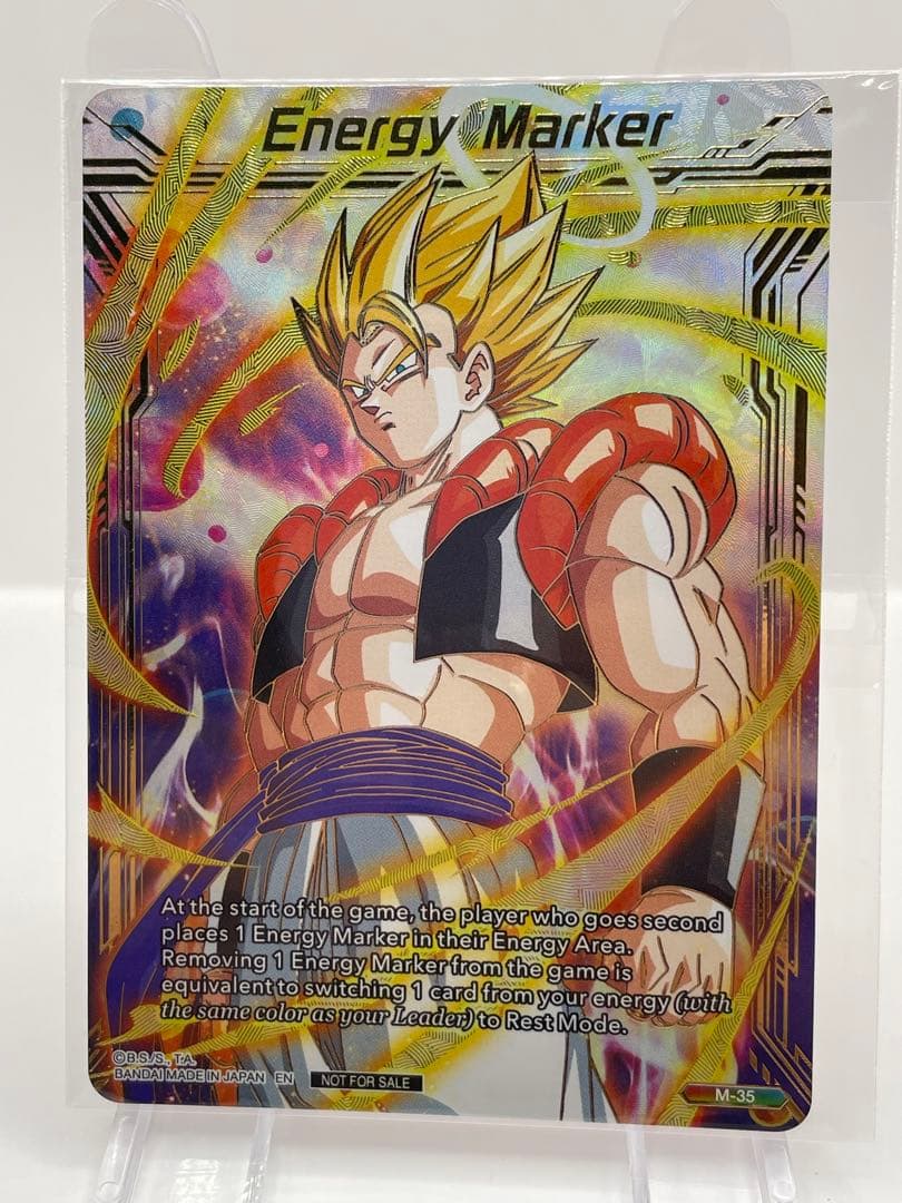 超希少 英語版 ゴジータ エナジーマーカー プロモ ドラゴンボール 新品