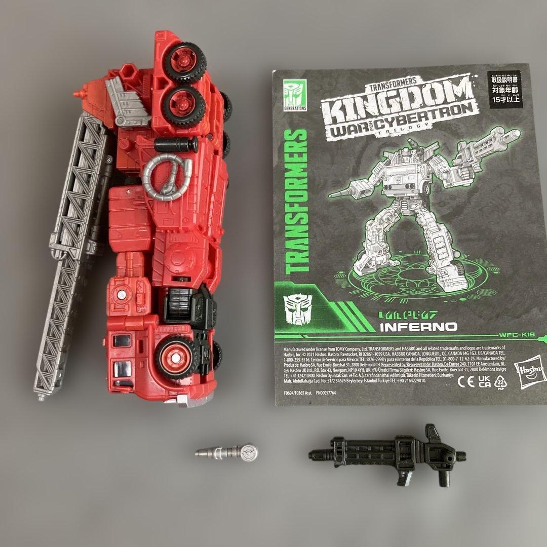 【2点セット】レッドアラート　シージ　インフェルノキングダム トランスフォーマー