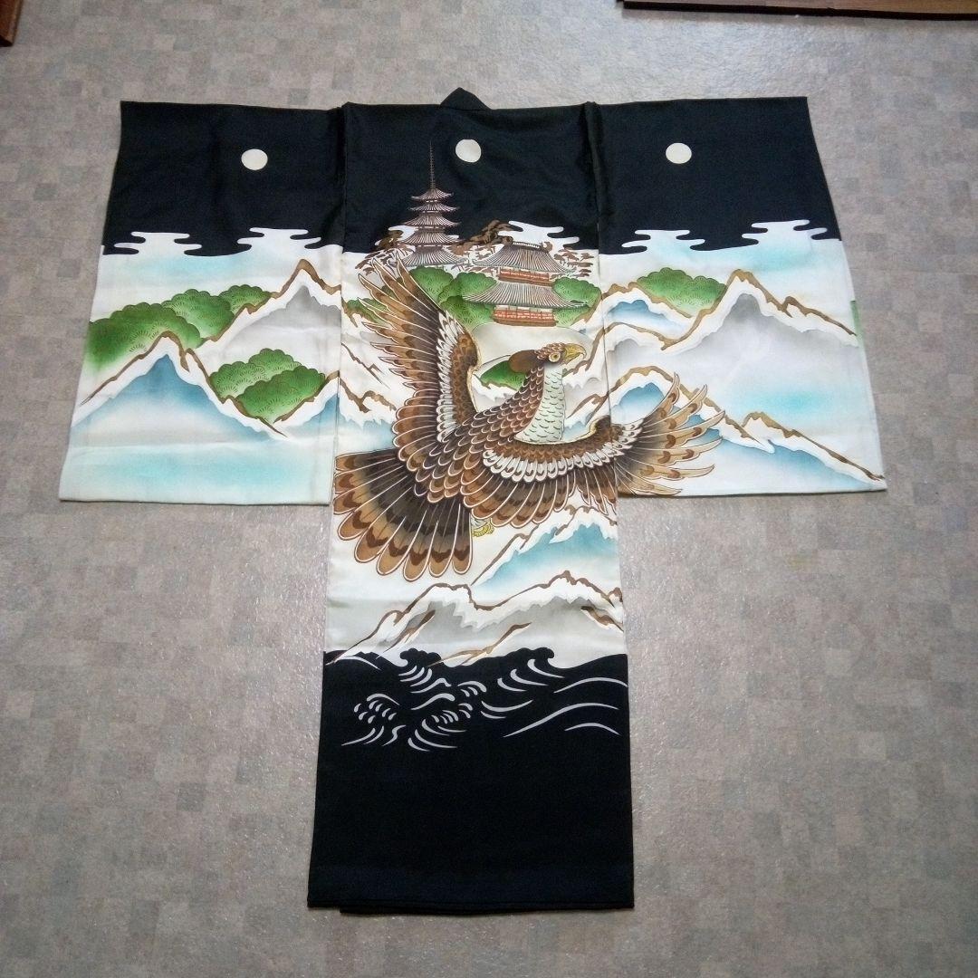 【七五三5歳男の子】羽織袴セット『小物付き』