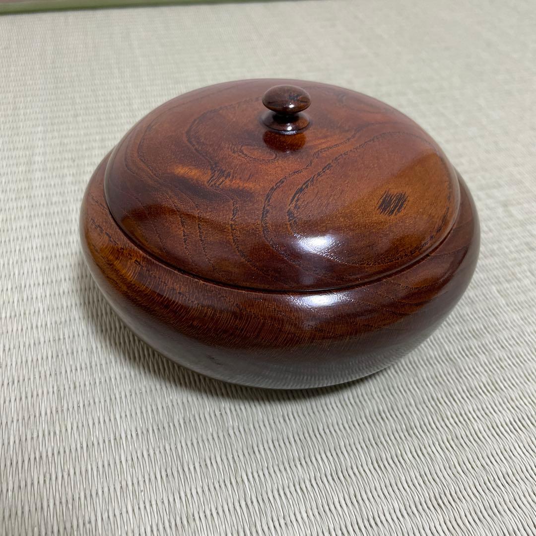 食籠 茶道具 木箱付き 菓子 茶 茶道 林鶴山 アンティーク