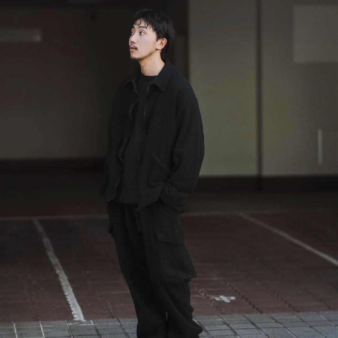 comoli 縮絨ウールジップショートジャケット