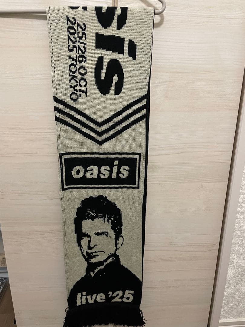 日本限定 Oasis Live 2025 フットボールスカーフ フットボールスカーフ