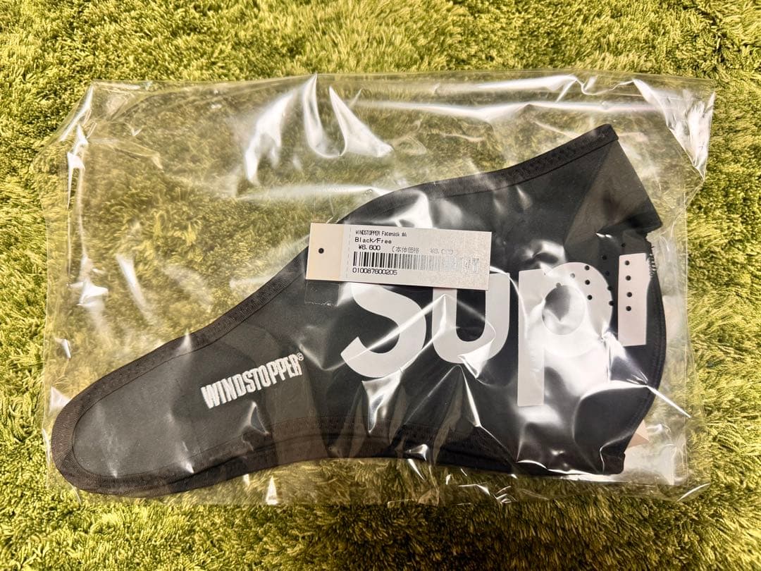 未使用品 Supreme WINDSTOPPER® フェイスマスク ブラック