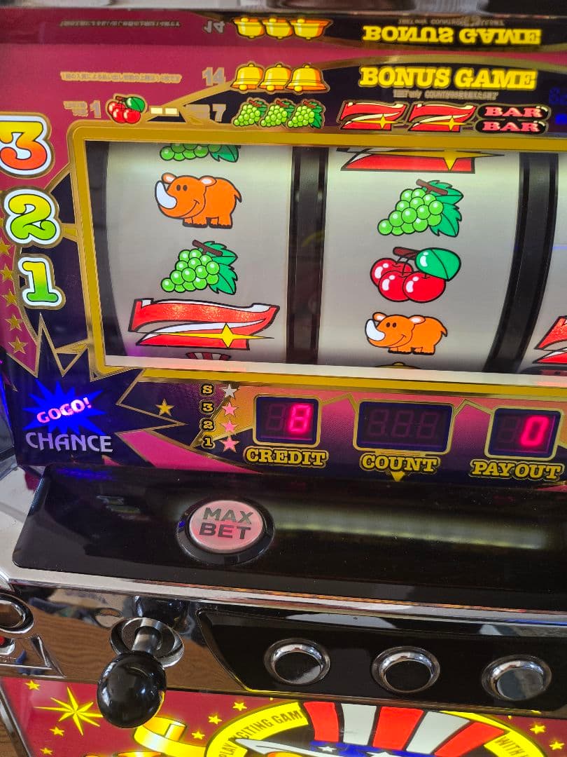 パチスロ実機 アイムジャグラーEX-AE コイン不要機付 送料無料 最終