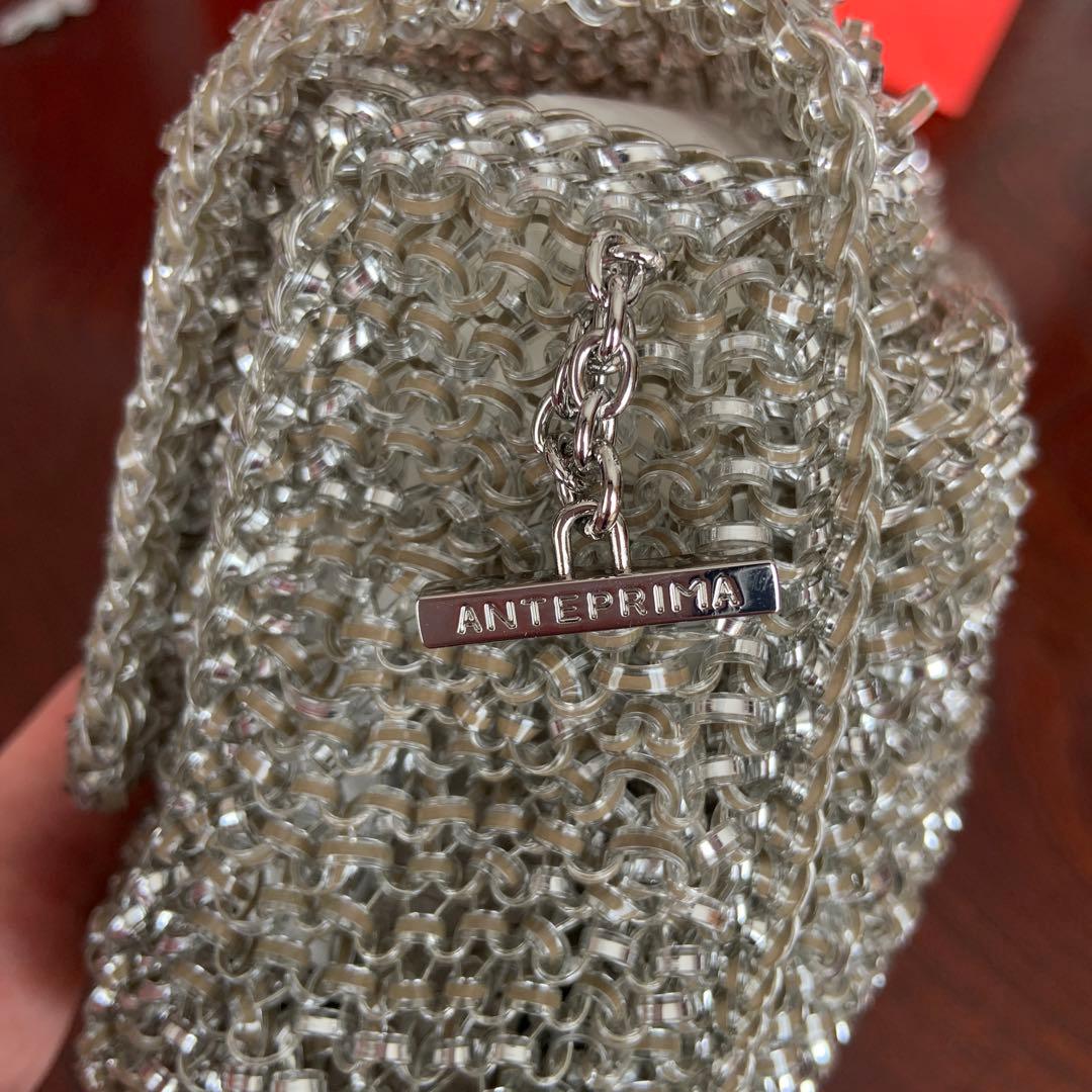 ANITABERLINA シルバービーズパーティーバッグ