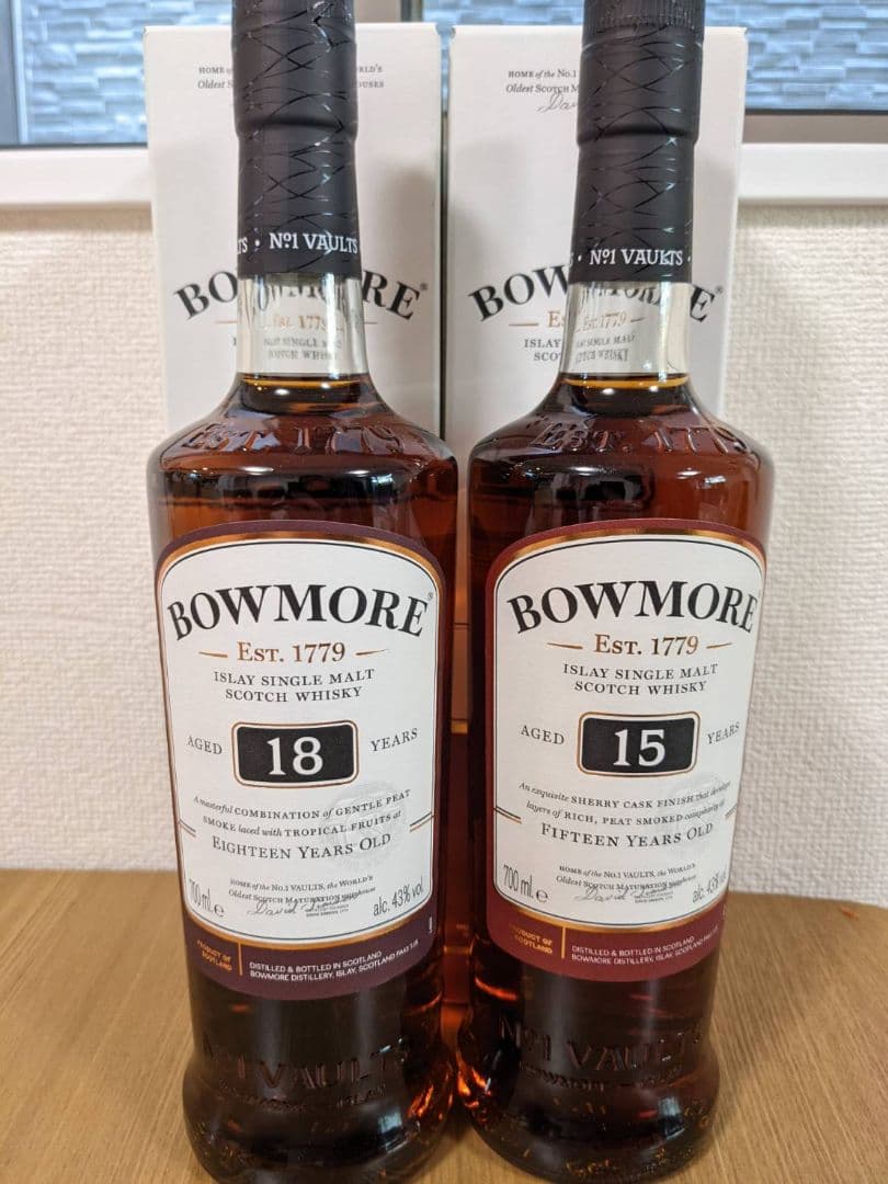 未開栓 BOWMORE 18年 700ml ボウモア 6本セット 【新品・未使用