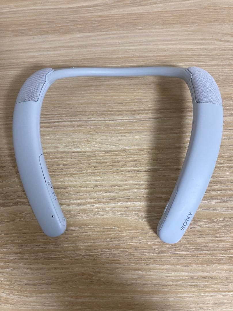 SONY ワイヤレスネックバンドスピーカー SRS-NB10 ホワイト - メルカリ