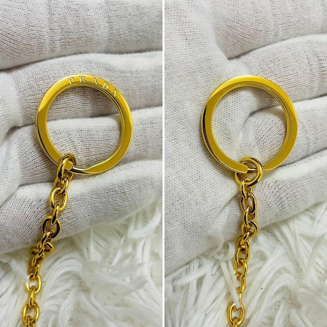 未使用級✨付属完備✨PRADA キーリング付 キーケース ケース ブラック