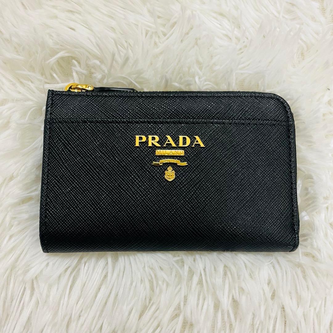 未使用級✨付属完備✨PRADA キーリング付 キーケース ケース ブラック