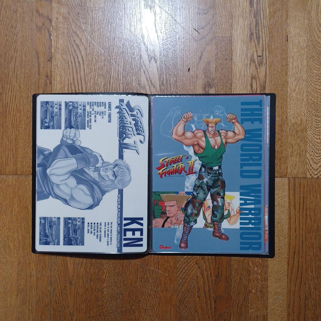 1991年第5回ゲーメスト大賞受賞記念ストリートファイター2下敷き