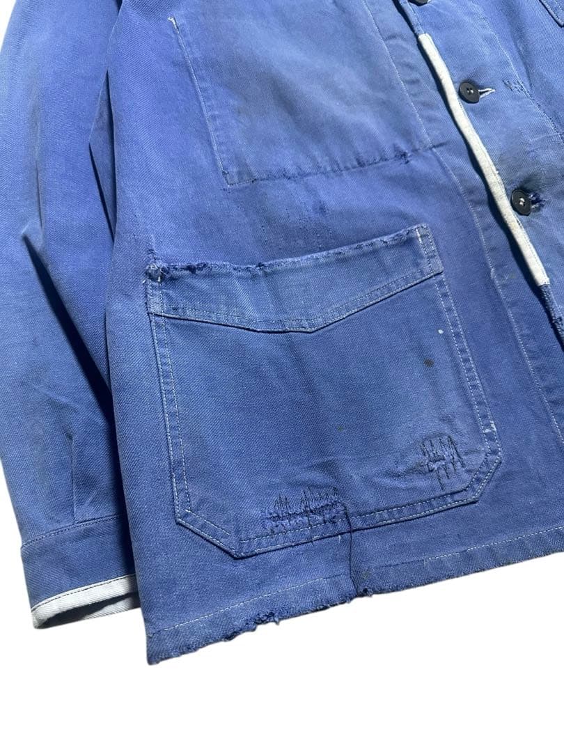 60s フレンチワークジャケット コットンツイル　ユーロワーク ビンテージ