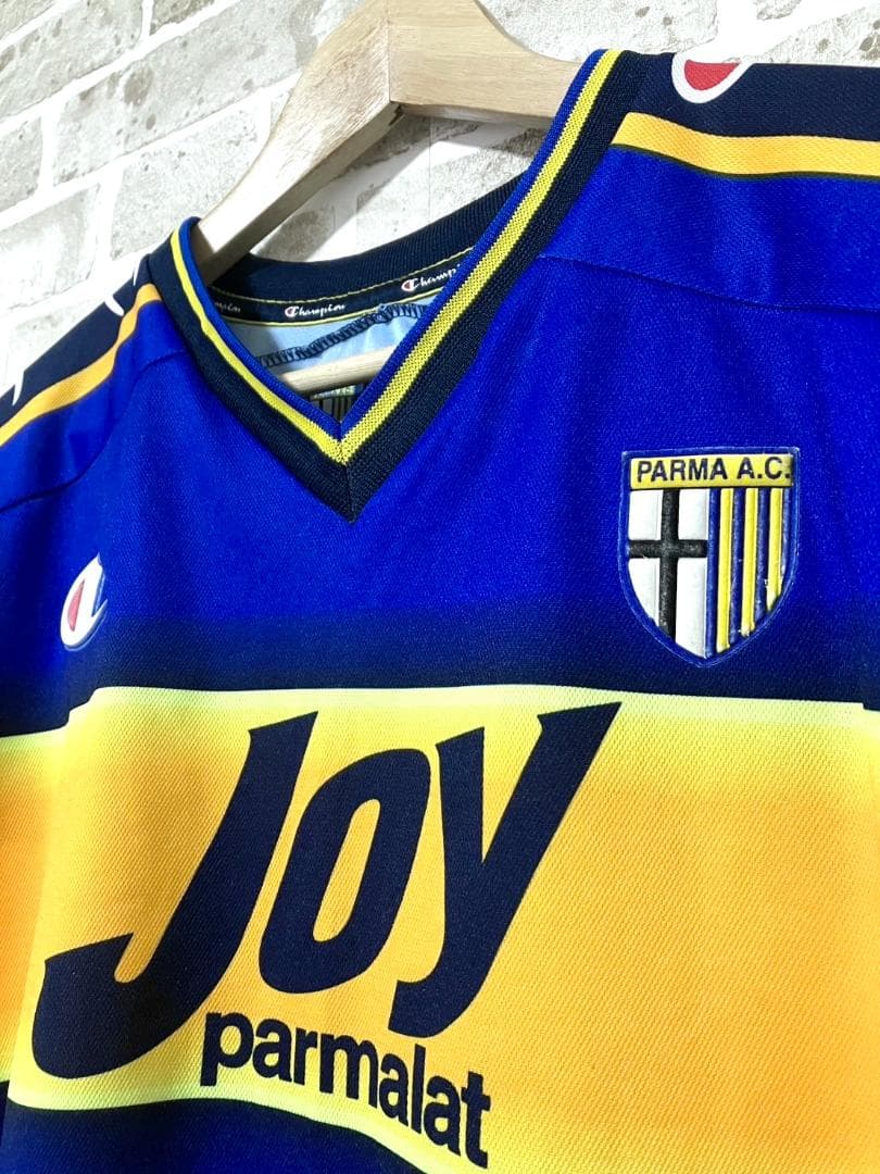 良品 チャンピオン パルマ セリエA 中田英寿 ヒデ 半袖ユニフォーム L