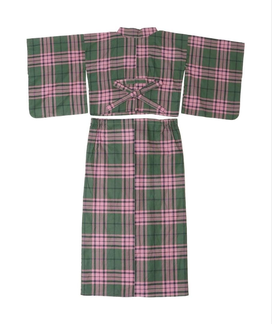 【jouetieオリジナル】タータンチェックセパレート浴衣セット