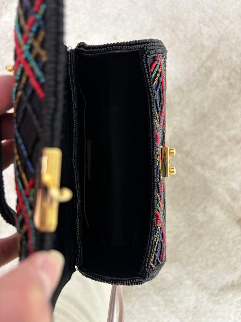 【検査証付き】LUMY はしもと ビーズバッグ パーティーバッグ